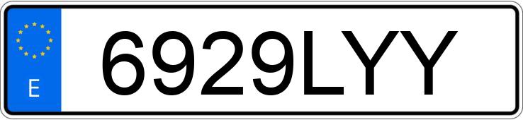 Numer rejestracyjny 6929LYY posiada FIAT TIPO Numer rejestracyjny 6929LYY posiada FIAT TIPO