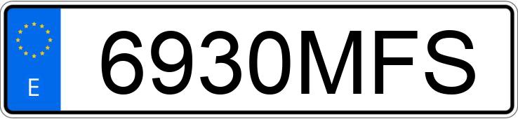 Numer rejestracyjny 6930MFS posiada RENAULT AUSTRAL
