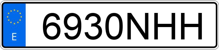 Numer rejestracyjny 6930NHH posiada MERCEDES GLA (156)