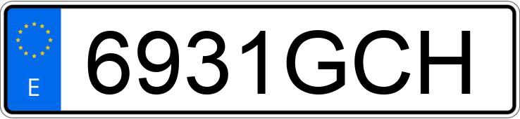 Numer rejestracyjny 6931GCH posiada OPEL ZAFIRA