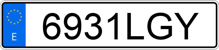 Numer rejestracyjny 6931LGY posiada MAZDA CX-30