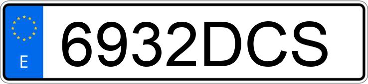 Numer rejestracyjny 6932DCS posiada VOLKSWAGEN POLO