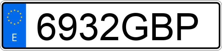 Numer rejestracyjny 6932GBP posiada SUZUKI BURGMAN 200