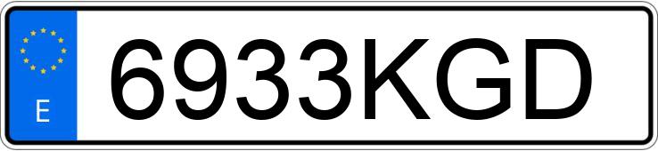Numer rejestracyjny 6933KGD posiada RENAULT CLIO