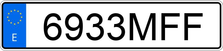 Numer rejestracyjny 6933MFF posiada MINI MINI Numer rejestracyjny 6933MFF posiada MINI MINI