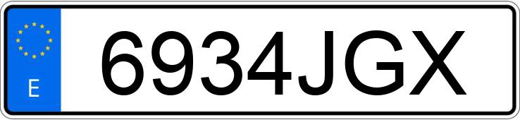 Numer rejestracyjny 6934JGX posiada FORD FIESTA Numer rejestracyjny 6934JGX posiada FORD FIESTA