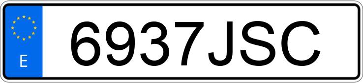 Numer rejestracyjny 6937JSC posiada RENAULT KADJAR