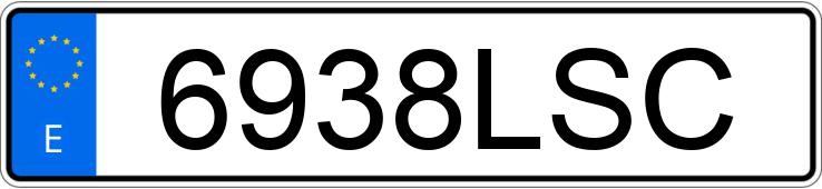 Numer rejestracyjny 6938LSC posiada MAZDA CX-30