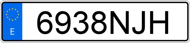 Numer rejestracyjny 6938NJH posiada VOLKSWAGEN TIGUAN Numer rejestracyjny 6938NJH posiada VOLKSWAGEN TIGUAN