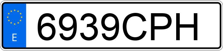 Numer rejestracyjny 6939CPH posiada TOYOTA COROLLA Numer rejestracyjny 6939CPH posiada TOYOTA COROLLA