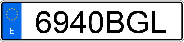 Numer rejestracyjny 6940BGL posiada OPEL CORSA