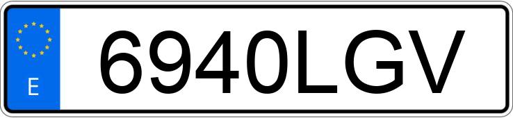 Numer rejestracyjny 6940LGV posiada CHEVROLET-GM CORVETTE