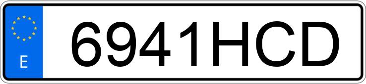 Numer rejestracyjny 6941HCD posiada CITROEN C4 GRAND PICASSO