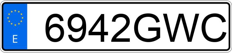 Numer rejestracyjny 6942GWC posiada APRILIA RSV4 1000 Numer rejestracyjny 6942GWC posiada APRILIA RSV4 1000