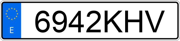 Numer rejestracyjny 6942KHV posiada PEUGEOT 208 Numer rejestracyjny 6942KHV posiada PEUGEOT 208