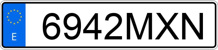 Numer rejestracyjny 6942MXN posiada AUDI RS3 SPORTBACK QUATTRO S-TRONIC Numer rejestracyjny 6942MXN posiada AUDI RS3 SPORTBACK QUATTRO S-TRONIC