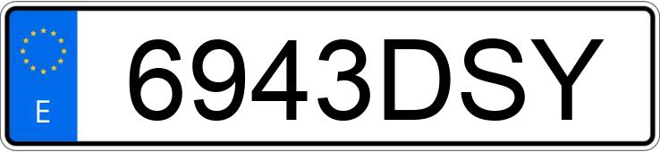 Numer rejestracyjny 6943DSY posiada CITROEN C-15 1.9 D TOP FAMILIAR