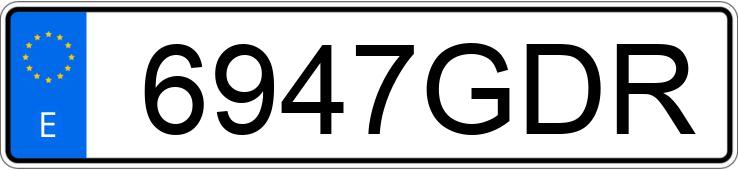 Numer rejestracyjny 6947GDR posiada PEUGEOT 207 Numer rejestracyjny 6947GDR posiada PEUGEOT 207