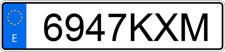 Numer rejestracyjny 6947KXM posiada BMW SERIE 3 Numer rejestracyjny 6947KXM posiada BMW SERIE 3