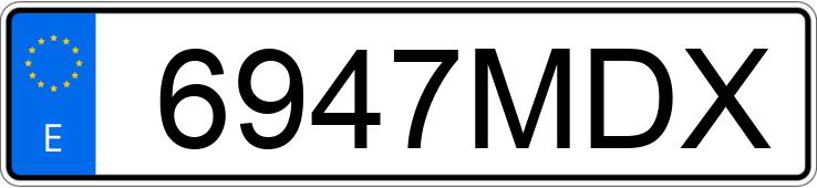 Numer rejestracyjny 6947MDX posiada SSANGYONG/KGM REXTON