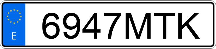 Numer rejestracyjny 6947MTK posiada NISSAN QASHQAI Numer rejestracyjny 6947MTK posiada NISSAN QASHQAI