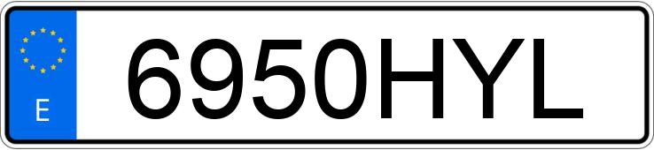 Numer rejestracyjny 6950HYL posiada PORSCHE PANAMERA Numer rejestracyjny 6950HYL posiada PORSCHE PANAMERA