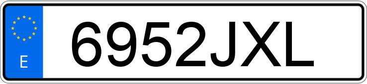 Numer rejestracyjny 6952JXL posiada LAND ROVER RANGE ROVER EVOQUE Numer rejestracyjny 6952JXL posiada LAND ROVER RANGE ROVER EVOQUE