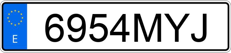 Numer rejestracyjny 6954MYJ posiada BMW SERIE 5 Numer rejestracyjny 6954MYJ posiada BMW SERIE 5