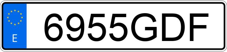 Numer rejestracyjny 6955GDF posiada MINI MINI