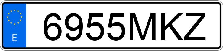 Numer rejestracyjny 6955MKZ posiada AUDI SQ5