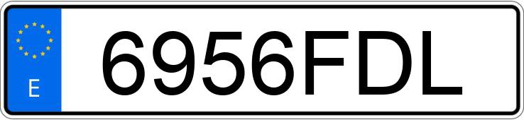 Numer rejestracyjny 6956FDL posiada PEUGEOT 207 Numer rejestracyjny 6956FDL posiada PEUGEOT 207