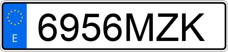 Numer rejestracyjny 6956MZK posiada JAC IEV7S Numer rejestracyjny 6956MZK posiada JAC IEV7S