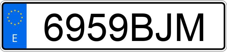 Numer rejestracyjny 6959BJM posiada CITROEN BERLINGO Numer rejestracyjny 6959BJM posiada CITROEN BERLINGO