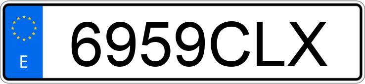 Numer rejestracyjny 6959CLX posiada AUDI A4 Numer rejestracyjny 6959CLX posiada AUDI A4