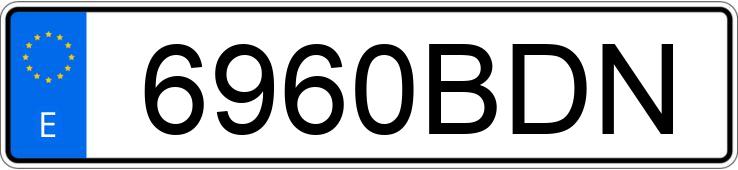 Numer rejestracyjny 6960BDN posiada VOLKSWAGEN BORA Numer rejestracyjny 6960BDN posiada VOLKSWAGEN BORA