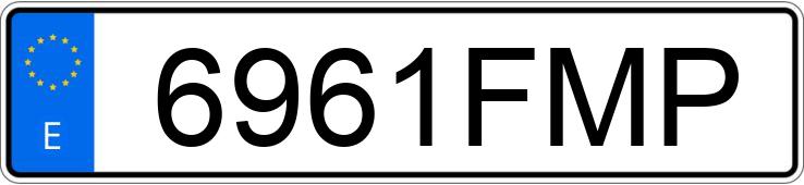 Numer rejestracyjny 6961FMP posiada CHEVROLET-GM AVEO