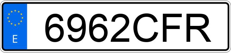 Numer rejestracyjny 6962CFR posiada RENAULT MEGANE Numer rejestracyjny 6962CFR posiada RENAULT MEGANE