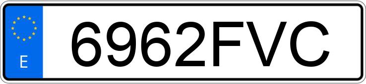 Numer rejestracyjny 6962FVC posiada AUDI TT 2.0 TFSI