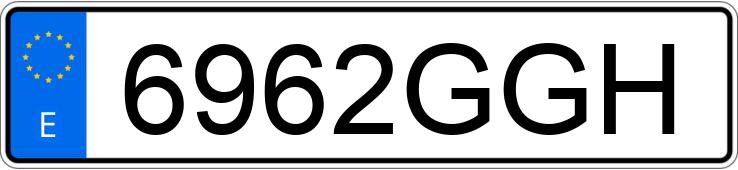 Numer rejestracyjny 6962GGH posiada RENAULT CLIO