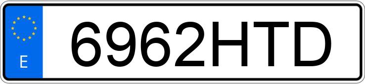 Il numero di registrazione 6962HTD ha CITROEN C4