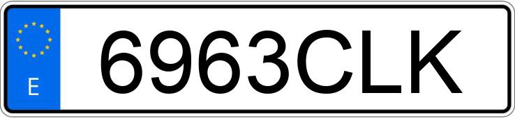 Numer rejestracyjny 6963CLK posiada ALFA ROMEO 147