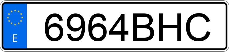 Numer rejestracyjny 6964BHC posiada FORD MONDEO