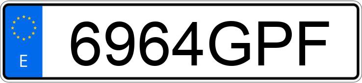 Numer rejestracyjny 6964GPF posiada NISSAN GT-R Numer rejestracyjny 6964GPF posiada NISSAN GT-R