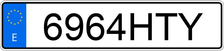 Numer rejestracyjny 6964HTY posiada FORD FOCUS Numer rejestracyjny 6964HTY posiada FORD FOCUS