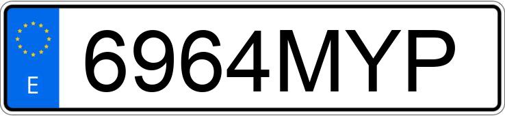 Numer rejestracyjny 6964MYP posiada VOLKSWAGEN SCIROCCO