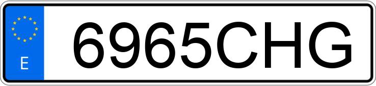 Numer rejestracyjny 6965CHG posiada AUDI A6