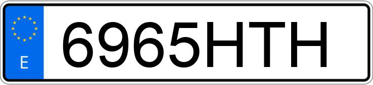 Numer rejestracyjny 6965HTH posiada FORD MONDEO