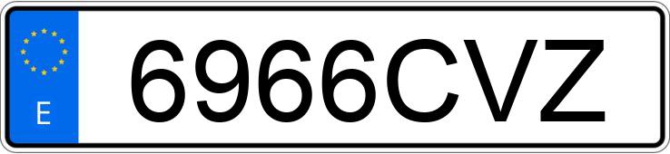 Numer rejestracyjny 6966CVZ posiada BMW SERIE 3 Numer rejestracyjny 6966CVZ posiada BMW SERIE 3