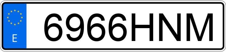 Numer rejestracyjny 6966HNM posiada RENAULT GRAND SCENIC