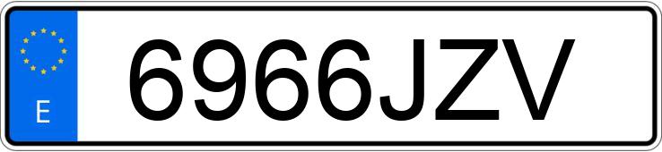 Numer rejestracyjny 6966JZV posiada TOYOTA LAND CRUISER